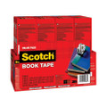 Book Tape Value Pack, 3" Core, (2) 1.5" X 15 Yds, (4) 2" X 15 Yds, (2) 3" X 15 Yds, Clear, 8/pack