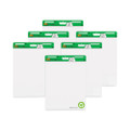 Vertical-orientation Self-stick Easel Pad Value Pack, Unruled, 30 White 25 X 30 Sheets, 6/carton