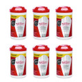 No-rinse Sanitizing Multi-surface Wipes, Unscented, White, 175/container, 6/carton