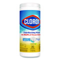Disinfecting Wipes, 7 X 8, Crisp Lemon, 35/canister