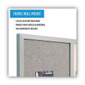 Combo Bulletin Board, Bulletin/dry Erase, 24x18, Gray Frame