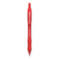 Profile Gel Pen, Retractable, Medium 0.7 Mm, Red Ink, Translucent Red Barrel, Dozen