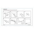 Magnetic Glass Dry Erase Board Value Pack, 72 X 48, White
