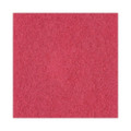 Buffing Floor Pads, 13" Diameter, Red, 5/carton