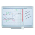 Monthly Planner, 48x36, Silver Frame