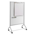 Impromptu Magnetic Whiteboard Collaboration Screen, 42w X 21.5d X 72h, Gray/white