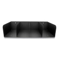 Trays, 4 Compartments, 16 X 8 X 4, Heavy Gauge Steel, Black Trays, 4 Compartments, 16 X 8 X 4, Heavy Gauge Steel, Black
