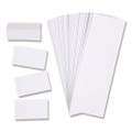 Data Card Replacement, 3 X 1.75, White, 500/pack