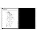 Solid Black Teacher's Weekly/monthly Lesson Planner, Two-page Spread (nine Classes), 11 X 8.5, Black Cover, 2022 To 2023