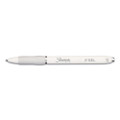 S-gel Fashion Barrel Gel Pen, Retractable, Medium 0.7 Mm, Black Ink, Pearl White Barrel, Dozen S-gel Fashion Barrel Gel Pen, Retractable, Medium 0.7 Mm, Black Ink, Pearl White Barrel, Dozen