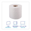 One-ply Toilet Tissue, Septic Safe, White, 1,000 Sheets, 96 Rolls/carton