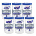 Professional Surface Disinfecting Wipes, 7 X 8, Fresh Citrus, 110/canister, 6 Canisters/carton