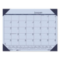Ecotones Recycled Monthly Desk Pad Calendar, 22 X 17, Sunset Orchid Sheets, Cordovan Corners, 12-month (jan To Dec): 2022