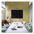 Glass Dry Erase Board, 48 X 36, Black Surface