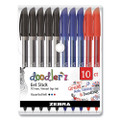 Doodler'z Gel Pen, Stick, Bold 1 Mm, Assorted Ink And Barrel Colors, 10/pack Doodler'z Gel Pen, Stick, Bold 1 Mm, Assorted Ink And Barrel Colors, 10/pack