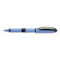 One Hybrid Gel Pen, Stick, Fine 0.5 Mm, Black Ink, Blue Barrel, 10/box