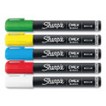 Wet-erase Chalk Marker, Medium Bullet Tip, Assorted Colors, 5/pack