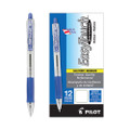 Easytouch Ballpoint Pen, Retractable, Medium 1 Mm, Blue Ink, Clear Barrel, Dozen