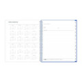 Lindley Monthly Planner, Lindley Floral Artwork, 10 X 8, White/blue/green Cover, 12-month (jan To Dec): 2022