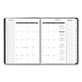 Triple View Weekly Vertical-column Format Appointment Book, 11 X 8.25, Black Cover, 12-month (jan To Dec): 2022