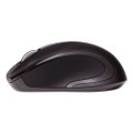 Mid-size Wireless Optical Mouse With Micro Usb, 2.4 Ghz Frequency/32 Ft Wireless Range, Right Hand Use, Black