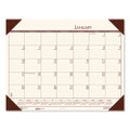 Ecotones Recycled Monthly Desk Pad Calendar, 22 X 17, Moonlight Cream Sheets, Brown Corners, 12-month (jan To Dec): 2022 Ecotones Recycled Monthly Desk Pad Calendar, 22 X 17, Moonlight Cream Sheets, Brown Corners, 12-month (jan To Dec): 2022