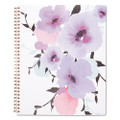 Mina Weekly/monthly Planner, Main Floral Artwork, 11 X 8.5, White/violet/peach Cover, 12-month (jan To Dec): 2022