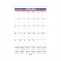 Erasable Wall Calendar, 12 X 17, White Sheets, 12-month (jan To Dec): 2022
