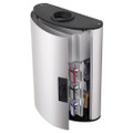 Key Box Plus, 54-key, Brushed Aluminum, Silver, 11 3/4 X 4 5/8 X 15 3/4