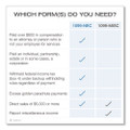 Five-part 1099-nec Tax Forms, 8.5 X 11, 3/page, 50/pack