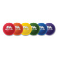 Rhino Skin Dodge Ball Set, 6" Diameter, Assorted Colors, 6/set