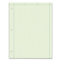 Engineering Computation Pads, Cross-section Quad Rule (5 Sq/in, 1 Sq/in), Black/green Cover, 100 Green-tint 8.5 X 11 Sheets