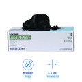 Disposable General-purpose Powder-free Nitrile Gloves, Large, Black, 4.4 Mil, 1000/carton