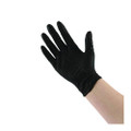Disposable General-purpose Powder-free Nitrile Gloves, Medium, Black, 4.4 Mil, 1000/carton