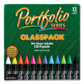 Portfolio Series Oil Pastels, 12 Assorted Colors, 300/carton Portfolio Series Oil Pastels, 12 Assorted Colors, 300/carton