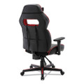 Racing Style Ergonomic Gaming Chair, Supports 275 Lb, 15.91" To 19.8" Seat Height, Black/red Trim Seat/back, Black/red Base