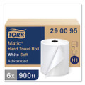 Advanced Matic Hand Towel Roll, 7.7" X 900 Ft, White, 6 Rolls/carton