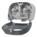 Two-roll Bathroom Tissue Dispenser, 13.56" X 5.75" X 8.63", Smoke