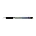 Jimnie Gel Pen, Stick, Medium 0.7 Mm, Black Ink, Smoke Barrel, 12/pack
