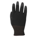 Palm Coated Cut-resistant Hppe Glove, Salt And Pepper/black, Size 8 (medium), 1 Dozen