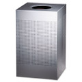 Designer Line Silhouettes Receptacle, Steel, 20 Gal, Silver Metallic Designer Line Silhouettes Receptacle, Steel, 20 Gal, Silver Metallic