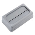 Swing Lid For Slim Jim Waste Container, Gray