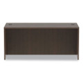 Alera Valencia Series Straight Front Desk Shell, 65" X 29.5" X 29.63", Espresso