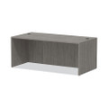 Alera Verona Veneer Series Straight Front Desk Shell, 71" X 35.5" X 29.63", Gray