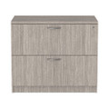 Alera Valencia Series Lateral File, 2 Legal/letter-size File Drawers, Gray, 34" X 22.75" X 29.5"