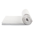 Draw-tuff Institutional Draw-tape Can Liners, 55 Gal, 1.9 Mil, 42.5" X 35.5", Natural, 50/carton