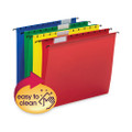 Poly Hanging Folders, 0.75" Expansion, Letter Size, 1/5-cut Tab, Assorted, 12/pack