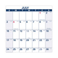 Academic Erasable Reversible Extra Large Wall Calendar, 48 X 32, White/black, 12 Month (july To June): 2022 To 2023