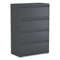 Lateral File, 4 Legal/letter/a4/a5-size File Drawers, Charcoal, 36" X 18" X 52.5"