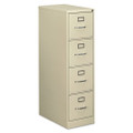 Economy Vertical File, 4 Letter-size File Drawers, Putty, 15" X 25" X 52" Economy Vertical File, 4 Letter-size File Drawers, Putty, 15" X 25" X 52"